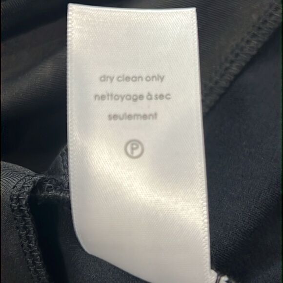 NWT Naked Wardrobe Black Faux Leather Midi Skirt 2X Front Slit - Picture 14 of 15